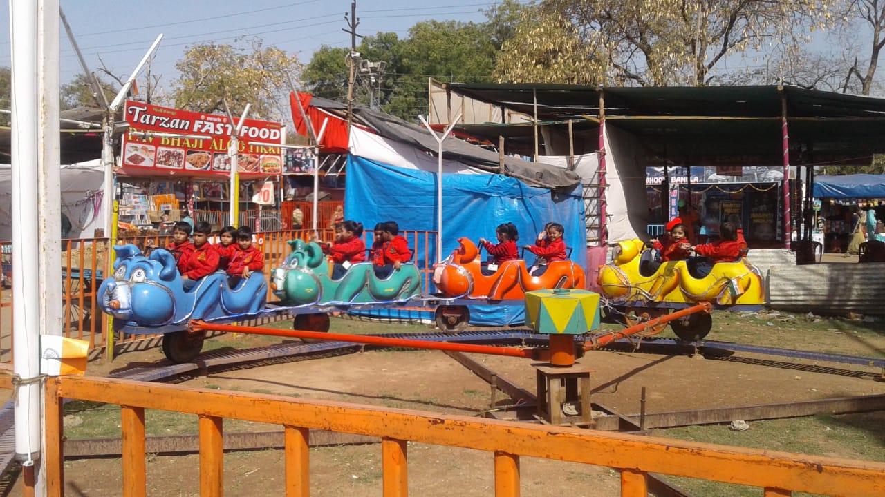 Our Pre-Primary and Primary students went to Mela (Fair).  They were very happy during their visit, they enjoyed a lot. They had different kinds of rides too like merry-go-round, boat, aero plane ride etc. all of them were over-joyous by all the rides they took. They even got gifts at the end of the trip.  Things like these make little ones smile. They were not just smiling; they were dancing, singingâ€¦.. Happy all and allâ€¦ 